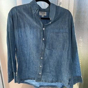 Frame cotton and linen shirt size medium